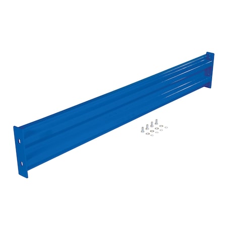 Vestil Bolt-On Style Guard Rail 6 Ft Blue GR-F2R-BO-6-BU
